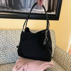 Coach Madison Signature Small Phoebe  Op Art bag. Style #26448